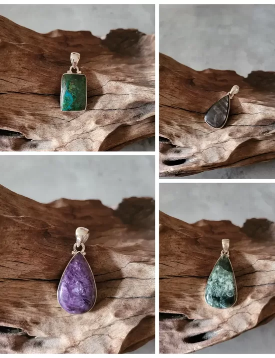 Кулоны в серебре