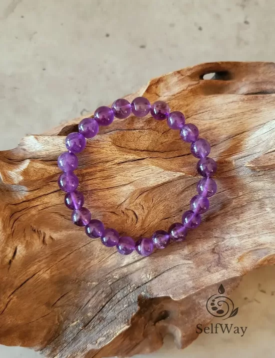 Аметист - бусины 8 мм