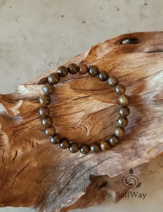 Бронзит - бусины 8 мм