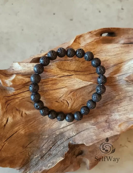 Лава - бусины 8 мм